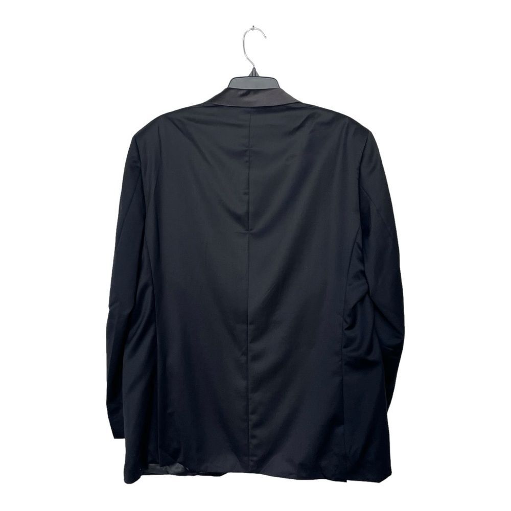 NWOT Indochino | Mens Black Satin Trim Tuxedo Suit Blazer 48R - Picture 4 of 12
